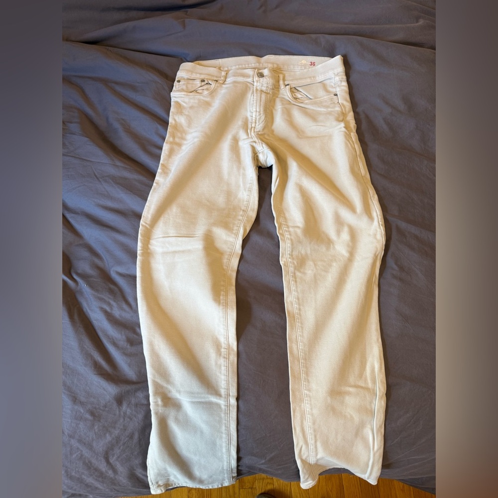 Faherty Men's Cream Jeans size 36/32